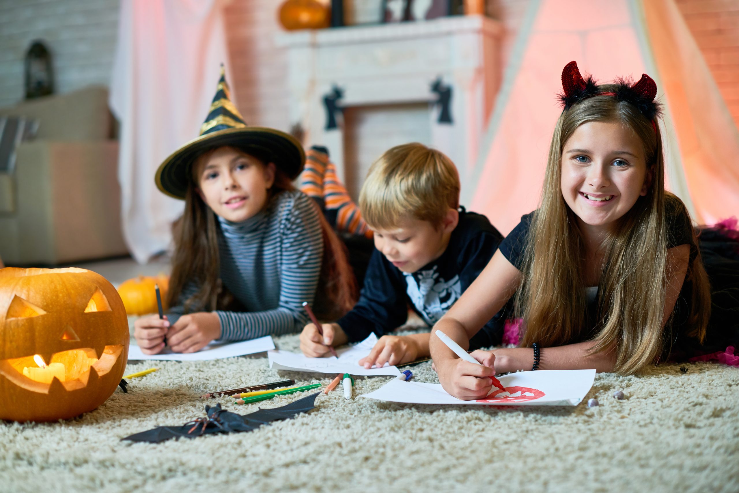 Creative Children at Halloween Party